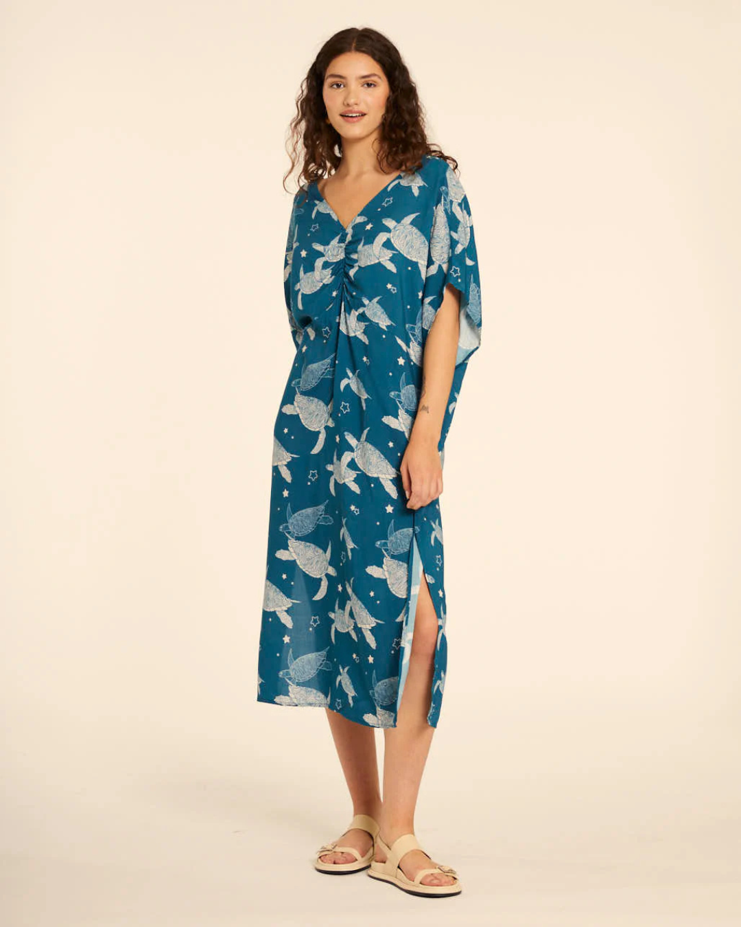 Pepa Loves - Vestido Tunica Tortugas - Blu