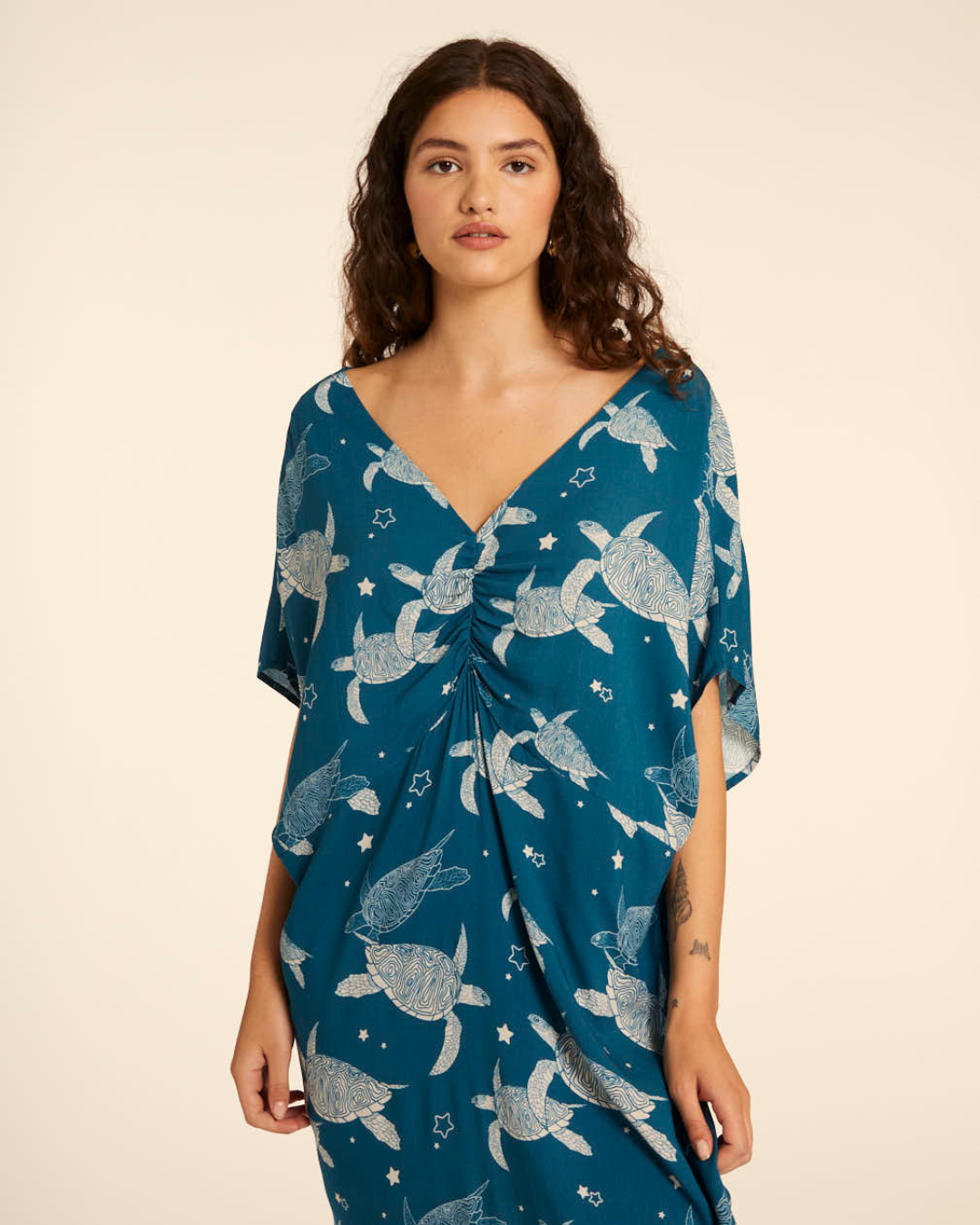 Pepa Loves - Vestido Tunica Tortugas - Blu