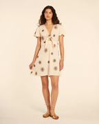 Pepa Loves - Margarita Border Short Dress - Cream