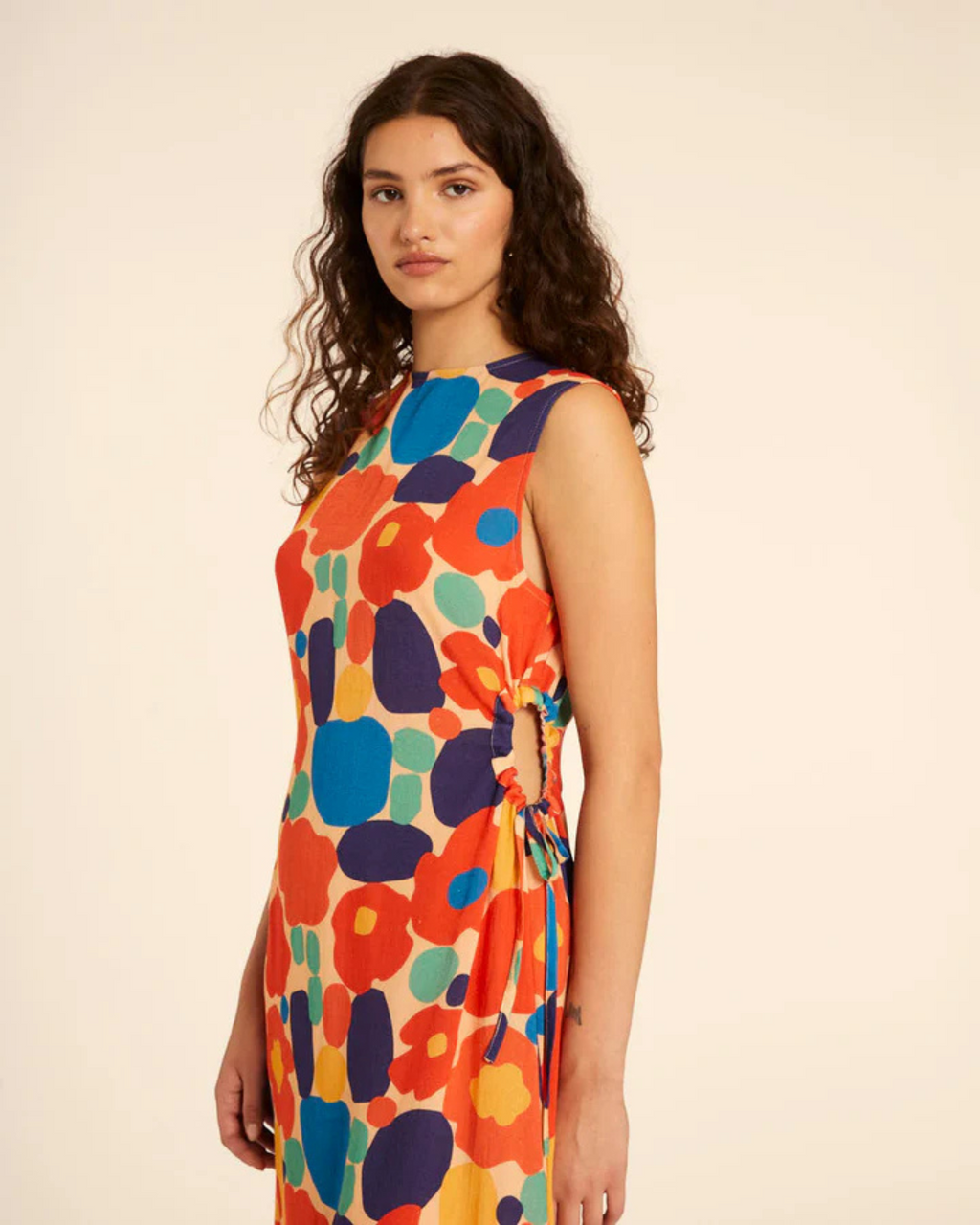 Pepa Loves - Dress with Blossom Openings - Printed