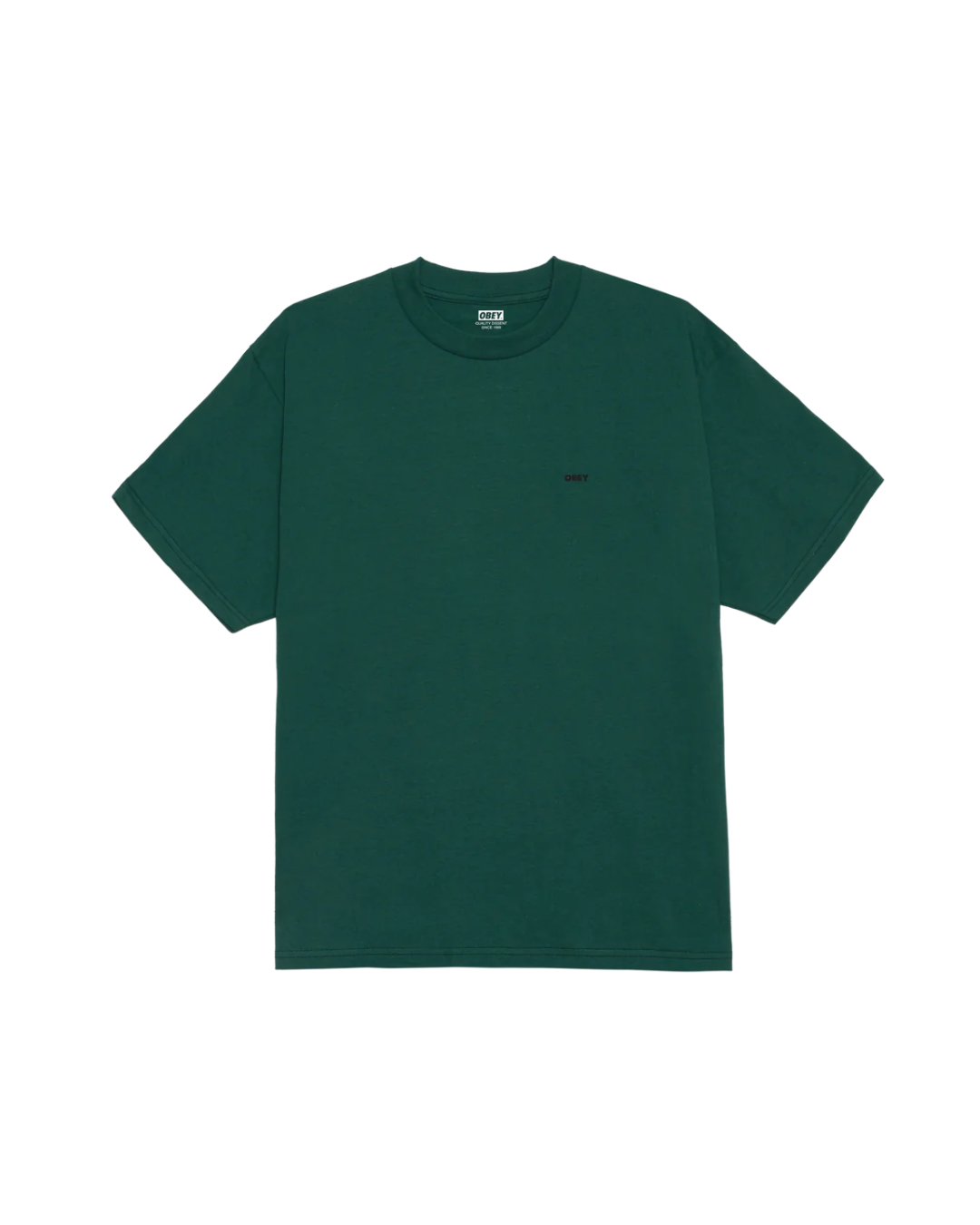 Obey - Obey Warning Sign Tee - Verde