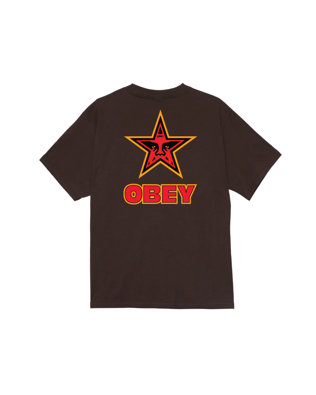 Obey - Obey Star Tee - Marrone