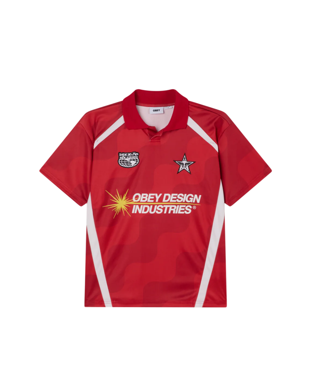 Obey - Obey Soccer Jersey Tee SS - Rosso