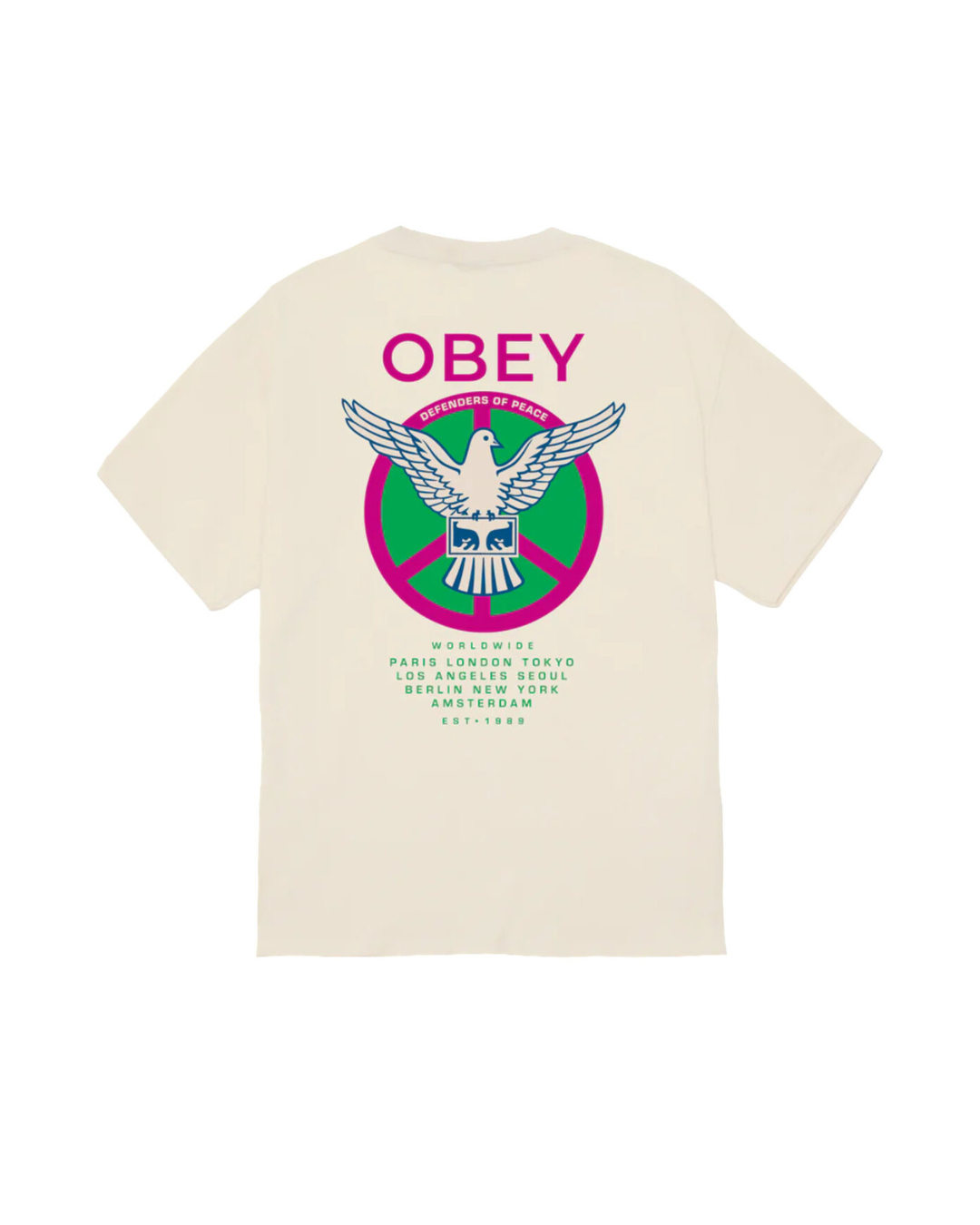 Obey - Obey Peace Defenders Tee - Crema