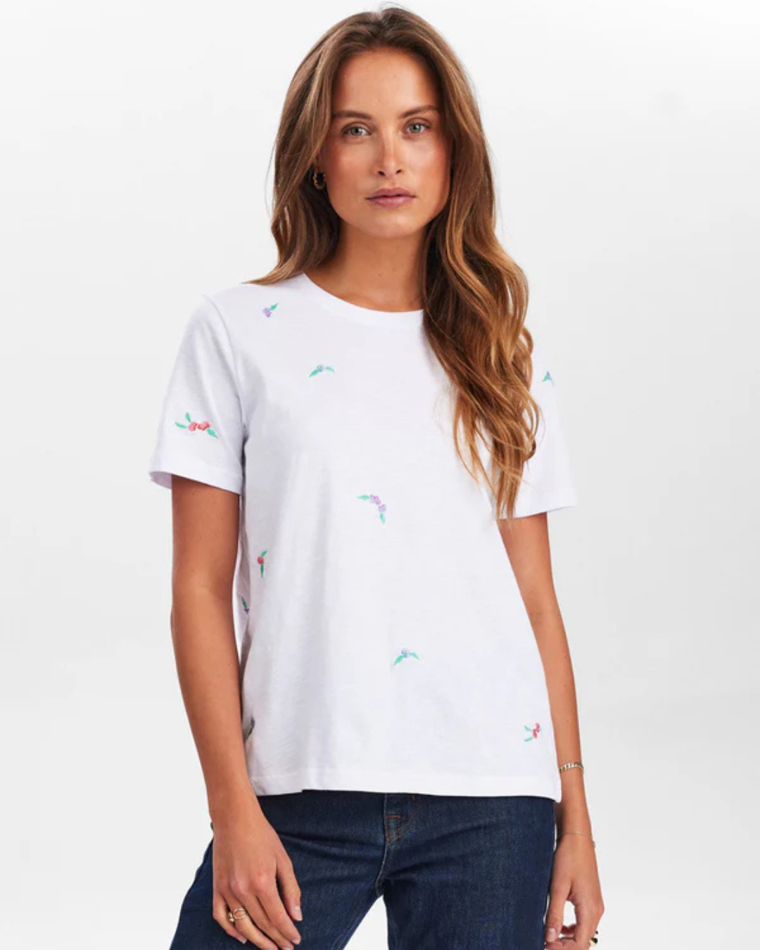 Numph - Nusuis T-Shirt-Gots - Bianco
