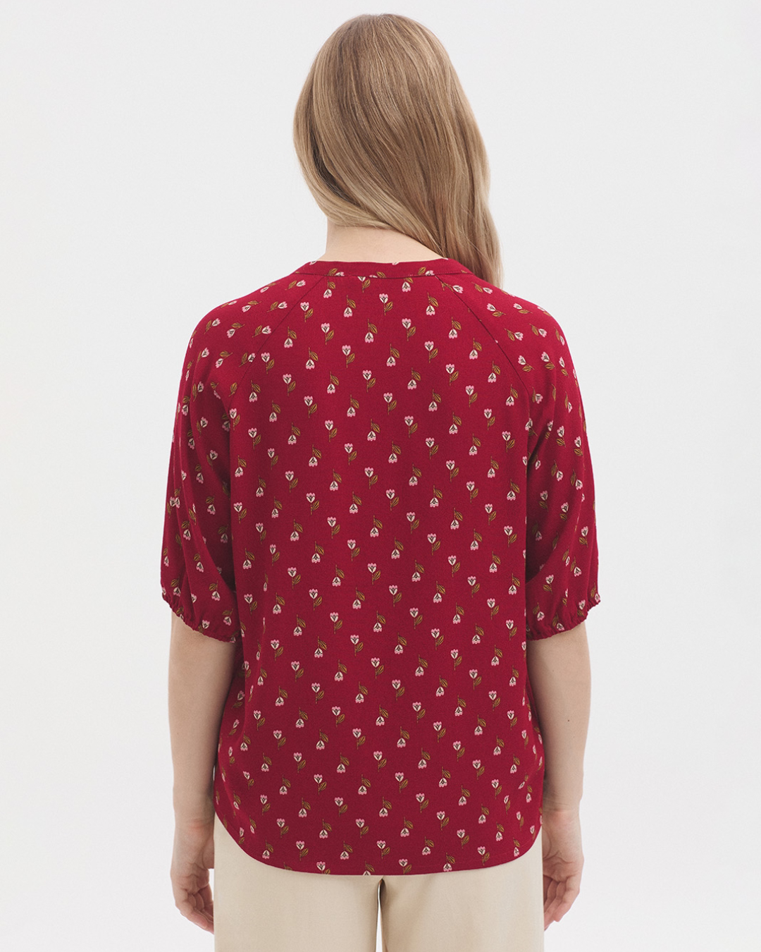 Nice Things - Little Samoa Print Top - Rosso