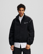 Karl Lagerfeld Jeans - KLJ Zip Up Piping Jacket - Black