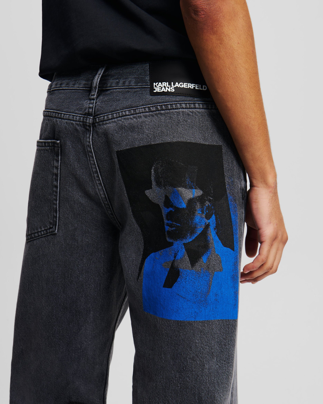 Karl Lagerfeld Jeans - KLJ Straight Printed Denim - Black