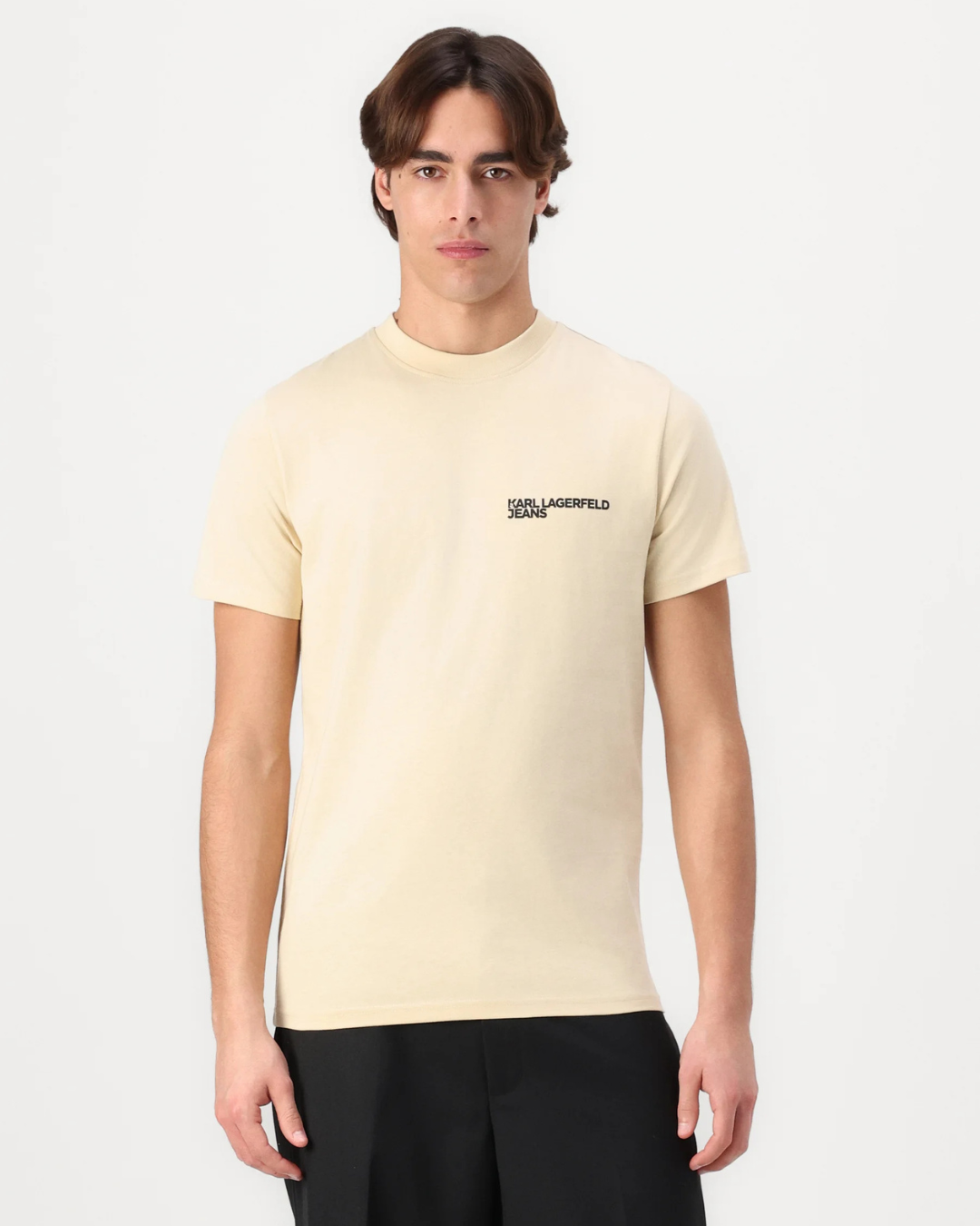 Karl Lagerfeld Jeans - KLJ Slim SS Tee - Beige