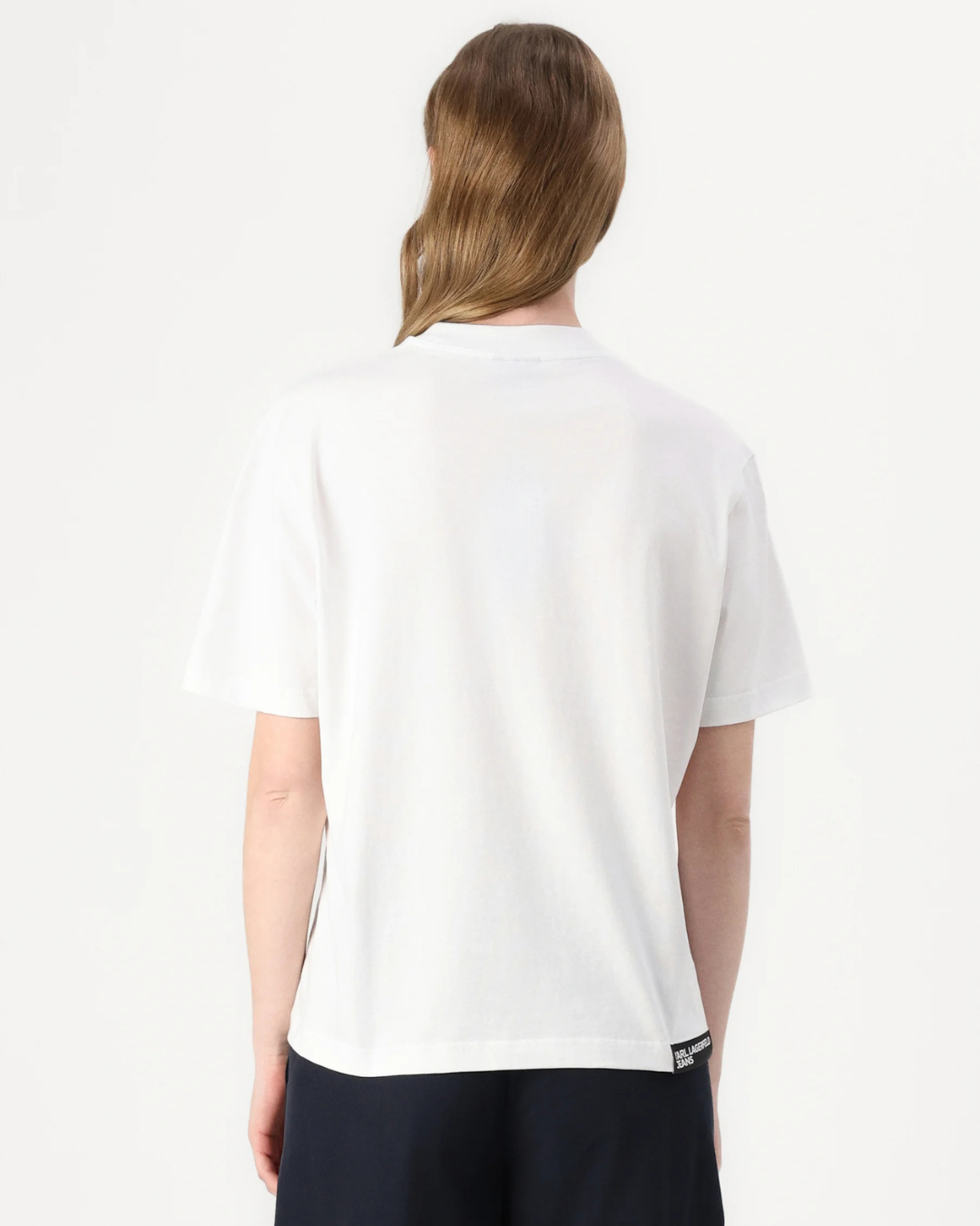 Karl Lagerfeld Jeans - KLJ Reg Placed Logo Tee - Bianco