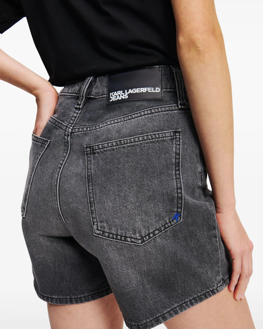 Karl Lagerfeld Jeans - KLJ HR Denim Short - Grigio