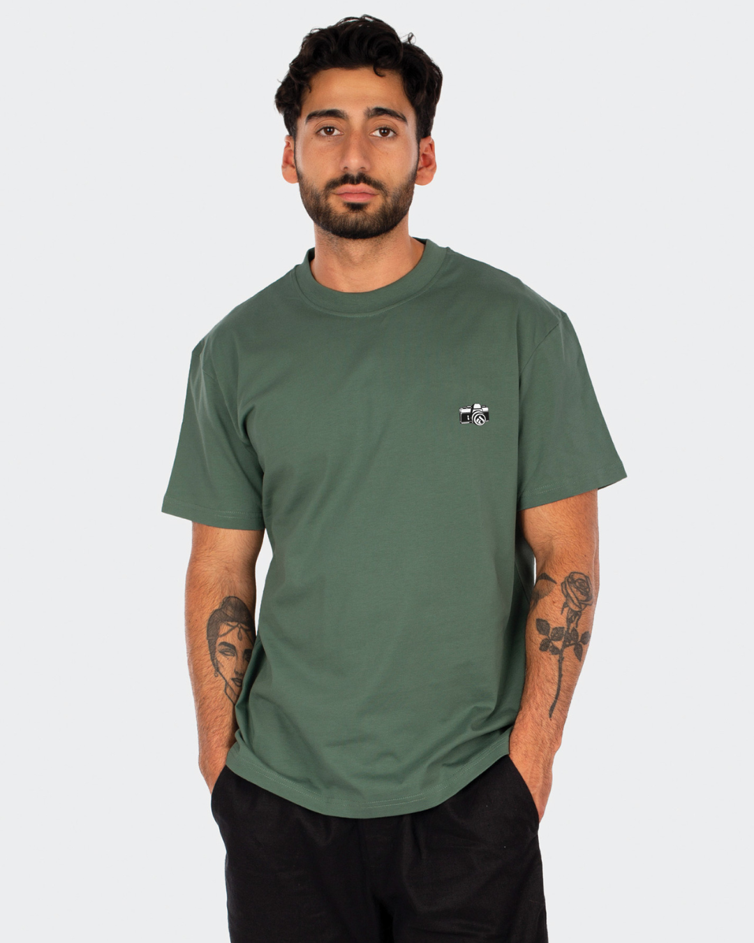 Iriedaily - Spiegelreflex T-Shirt - Verde