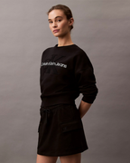 Calvin Klein Jeans - Archive Logo F/Terry Cargo Skirt - Black