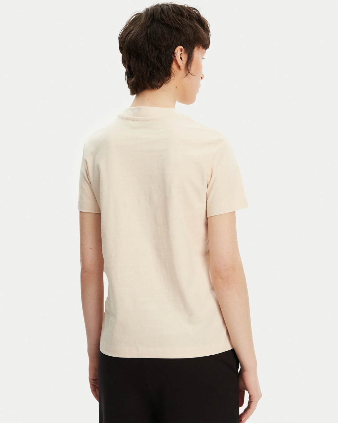 Calvin Klein Jeans - CK Applique Regular Tee - Beige