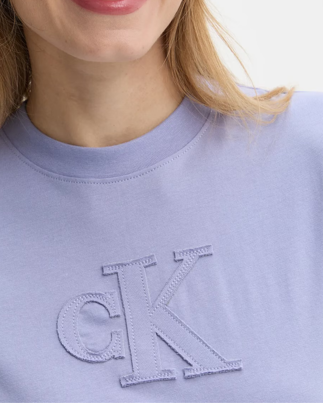 Calvin Klein Jeans - CK Applique Regular Tee - Viola