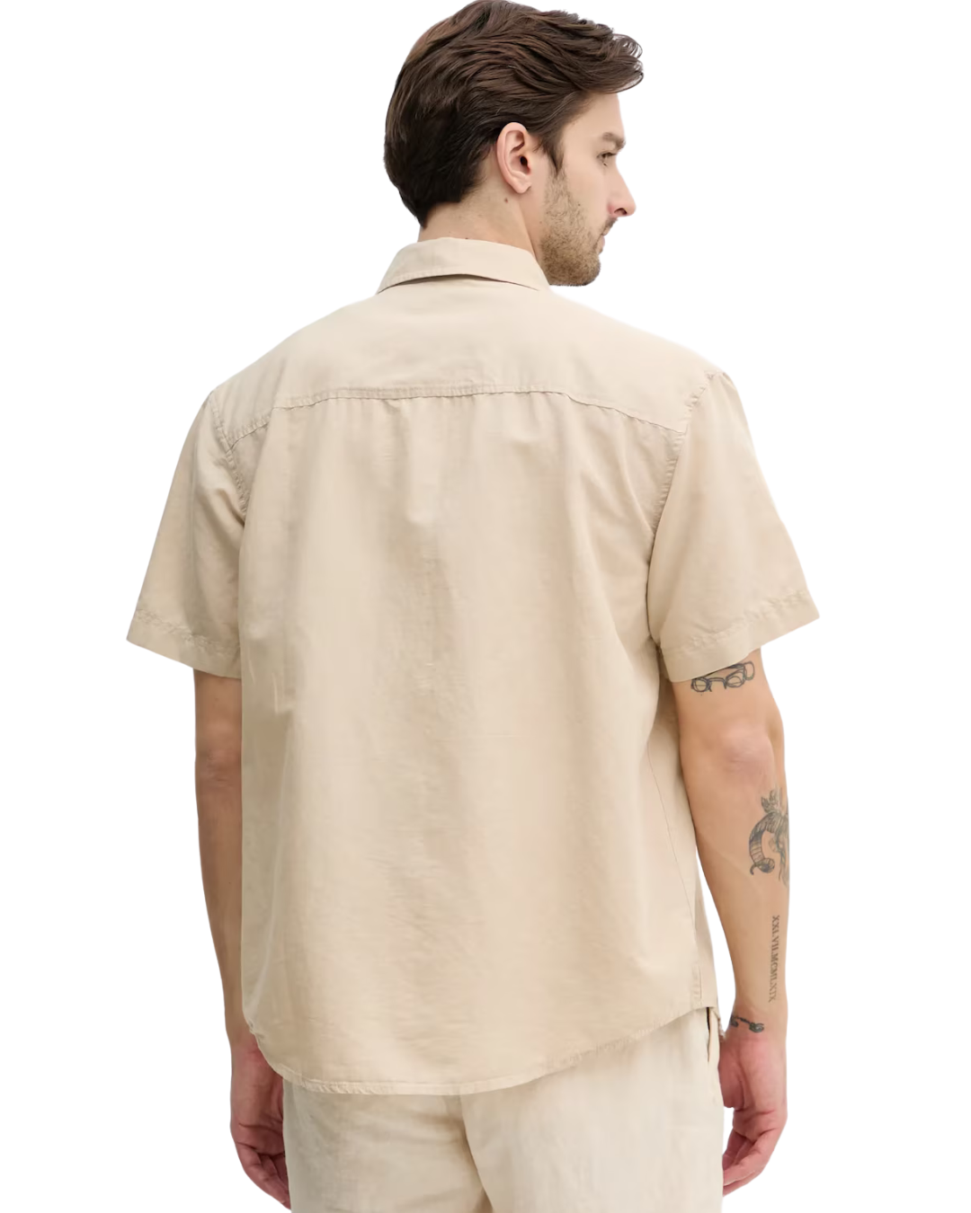 Calvin Klein Jeans - Linen Cotton S/S Shirt - Beige