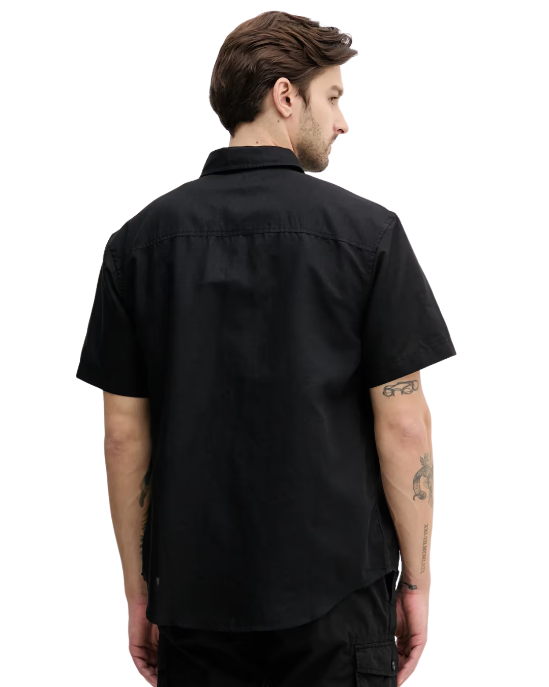 Calvin Klein Jeans - Linen Cotton S/S Shirt - Black