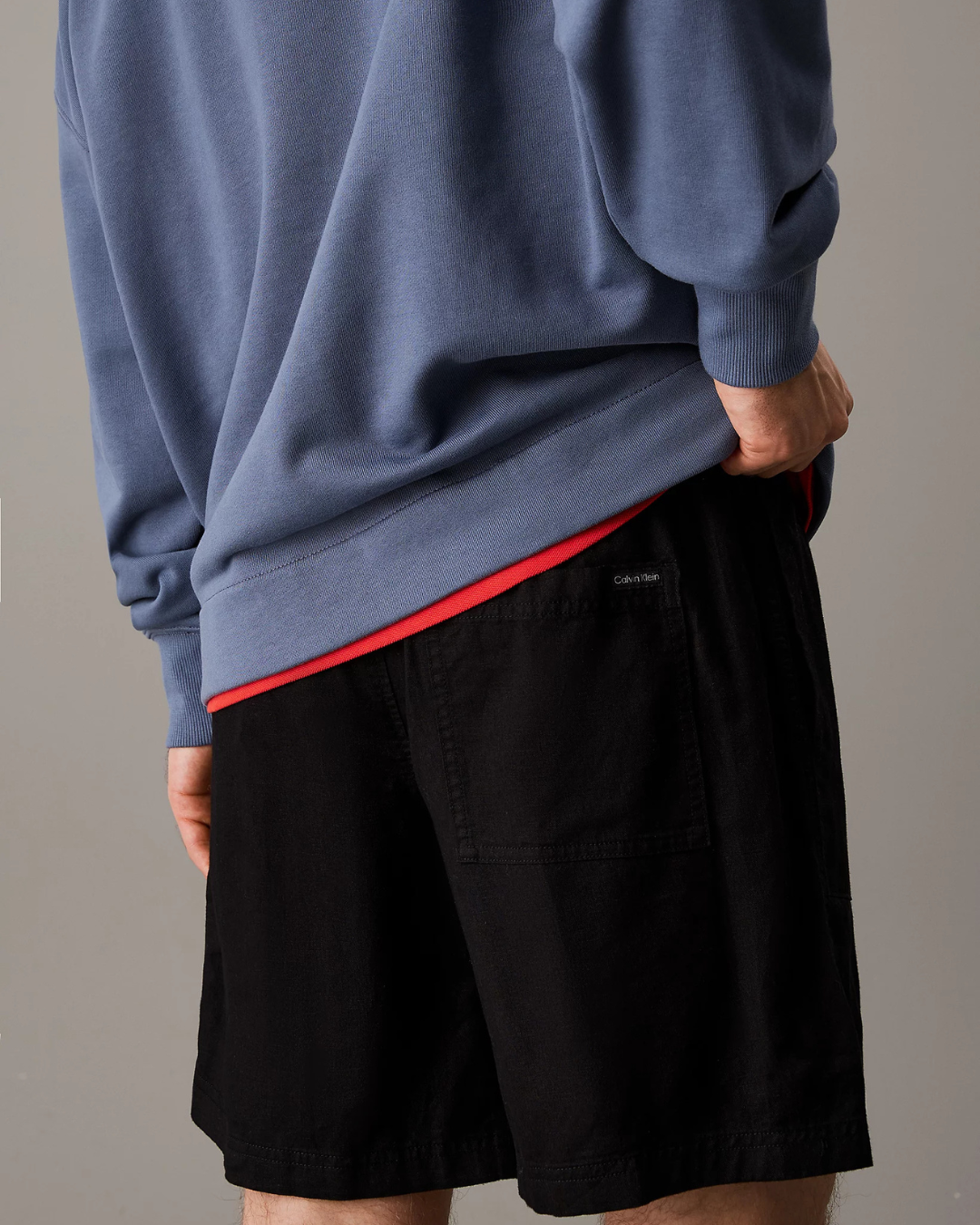 Calvin Klein Jeans - Linen Short - Black
