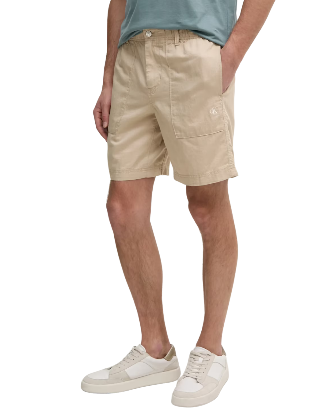 Calvin Klein Jeans - Linen Short - Beige