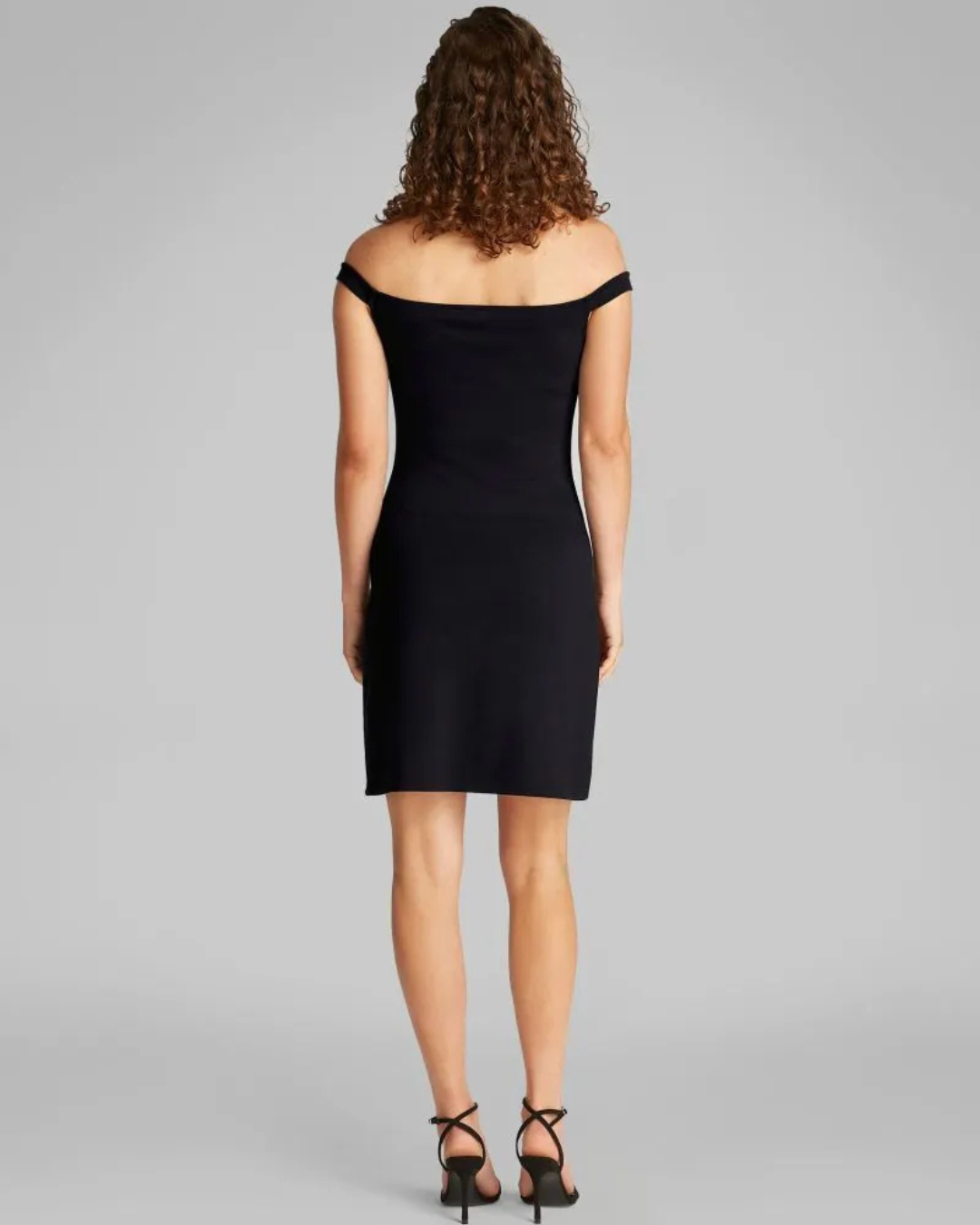 Calvin Klein Jeans - Logo Milano Bardot Dress - Black