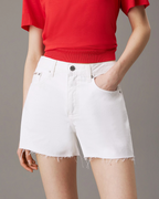 Calvin Klein Jeans - Mom Short - White
