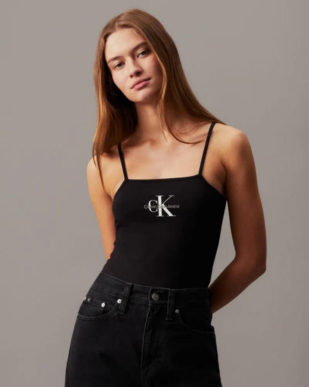 Calvin Klein Jeans - Monologue Strappy Body - Black