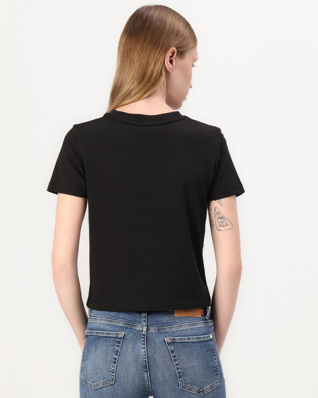 Calvin Klein Jeans - Placed Institutional Baby Tee - Nero