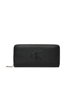 Calvin Klein Jeans - Sculpted Zip Around Wallet - Black