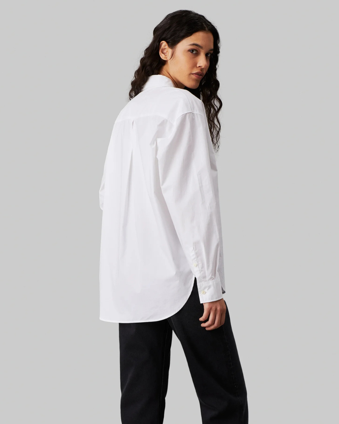 Calvin Klein Jeans - Woven Label Relaxed Shirt - White