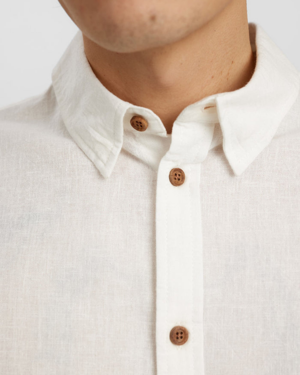 Anerkjendt - Akleif L/S Cot/Linen Shirt - Tofu