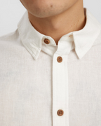 Anerkjendt - Akleif L/S Cot/Linen Shirt - Tofu
