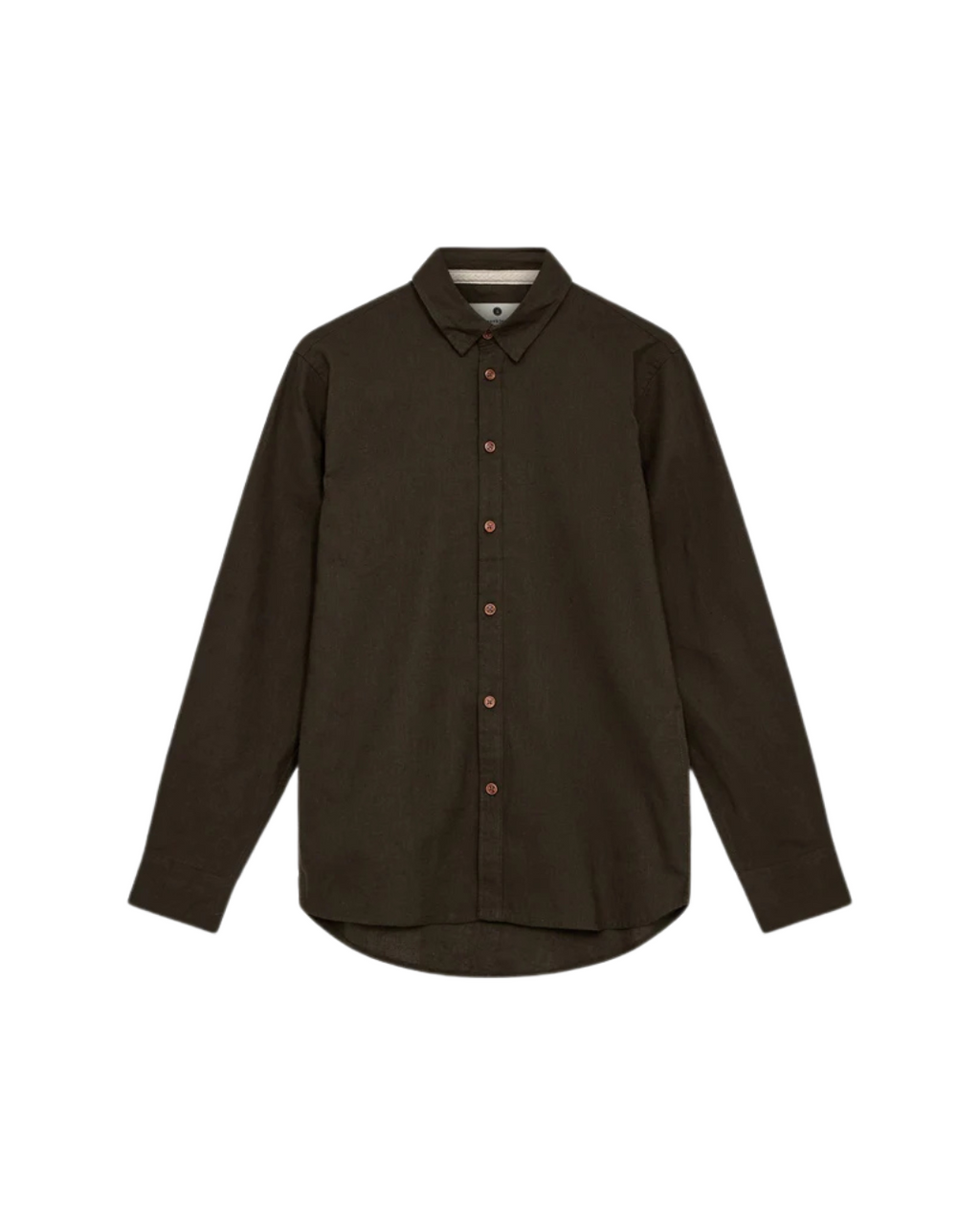 Anerkjendt - Akleif L/S Cot/Linen Shirt - Verde