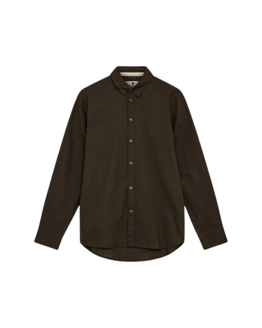 Anerkjendt - Akleif L/S Cot/Linen Shirt - Verde