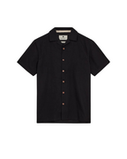 Anerkjendt - Akleo S/S Cot/Linen Shirt - Black