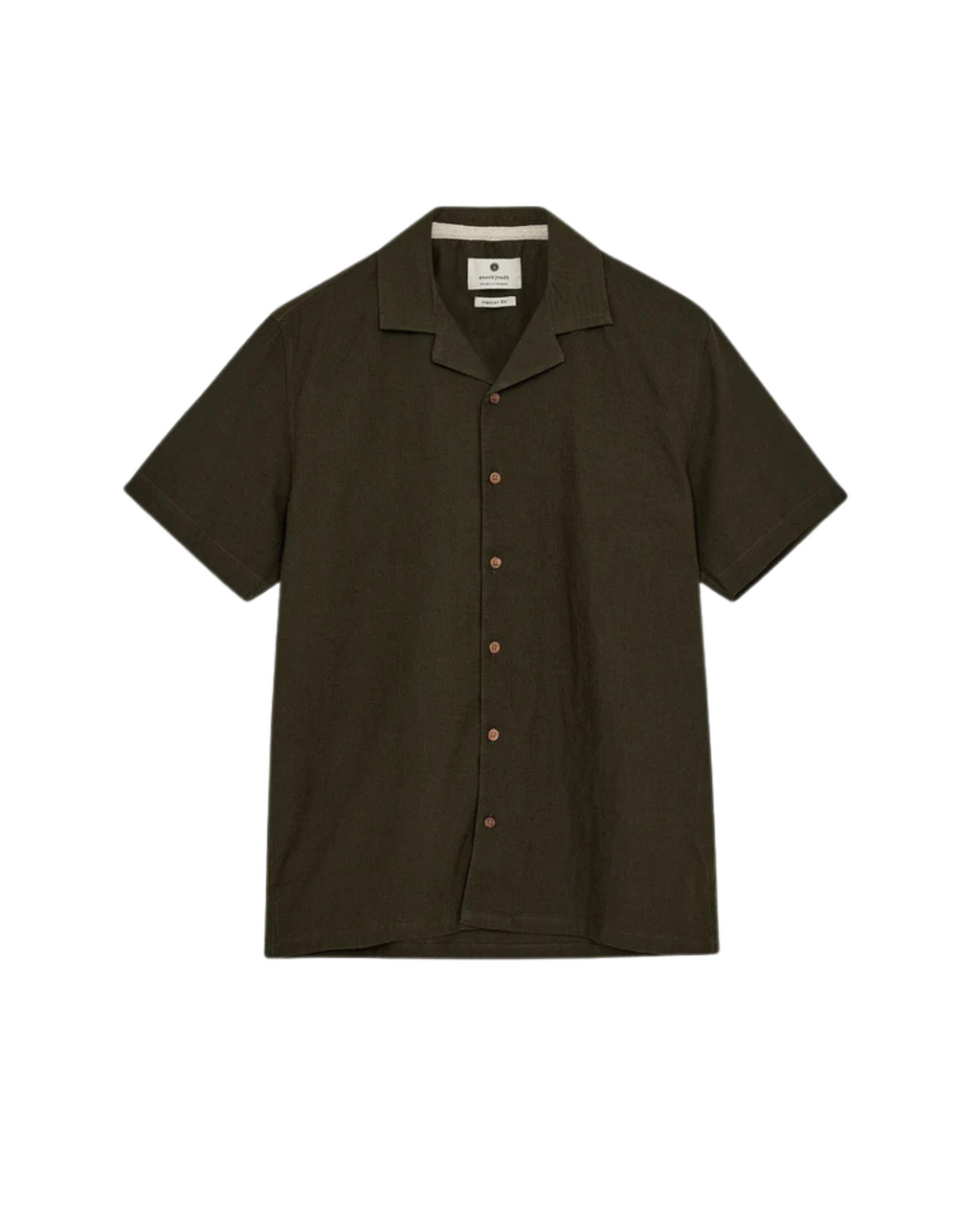 Anerkjendt - Akleo S/S Cot/Linen Shirt - Verde