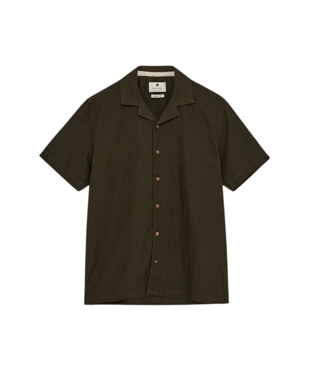 Anerkjendt - Akleo S/S Cot/Linen Shirt - Verde