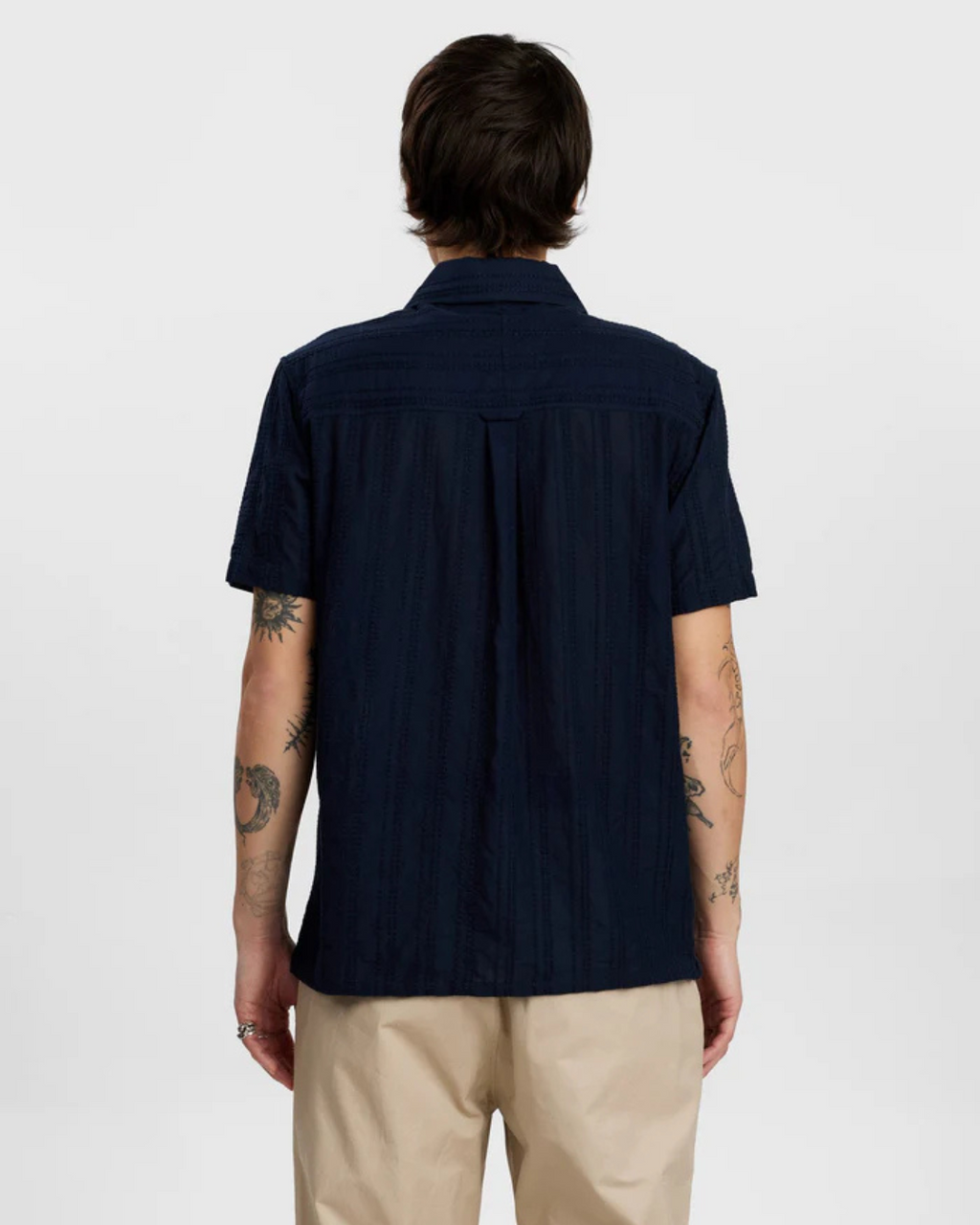 Anerkjendt - Akleon Emb S/S Shirt - Sky Capitain