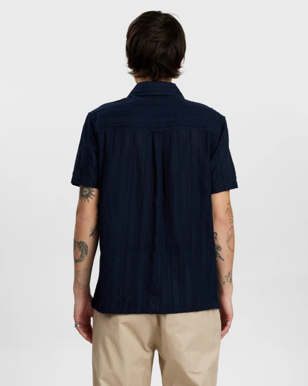 Anerkjendt - Akleon Emb S/S Shirt - Sky Capitain