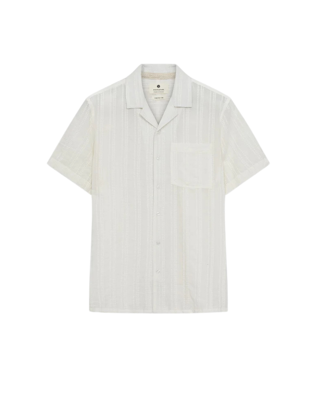Anerkjendt - Akleon Emb S/S Shirt - Tofu