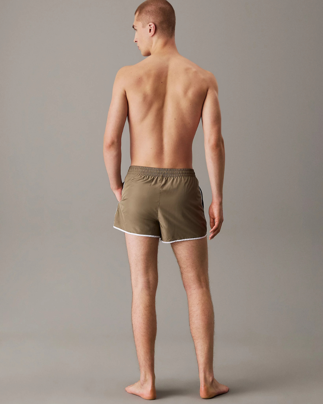 Calvin Klein - Short Runner - Verde e bianco