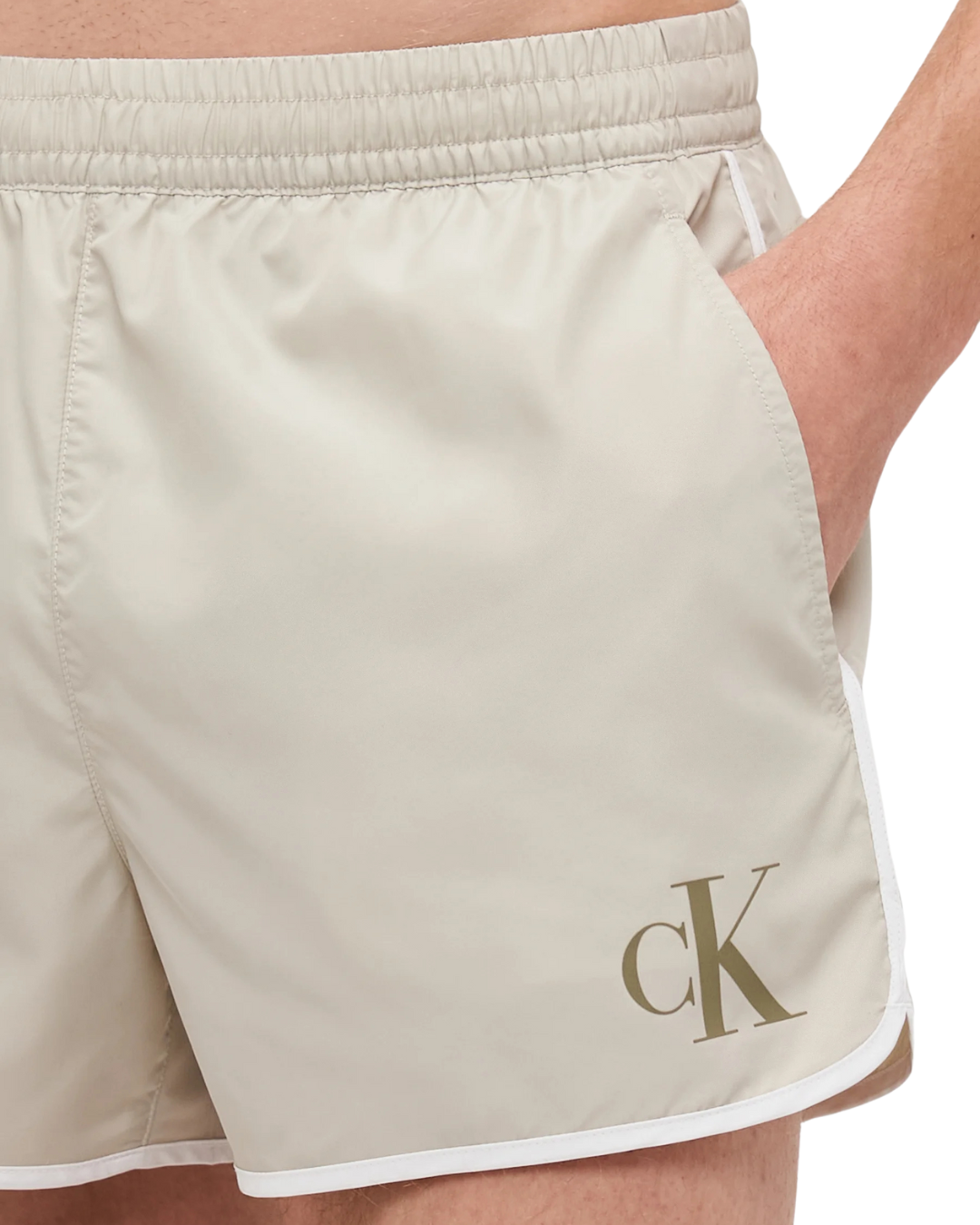 Calvin Klein - Short Runner - Tortora e Bianco