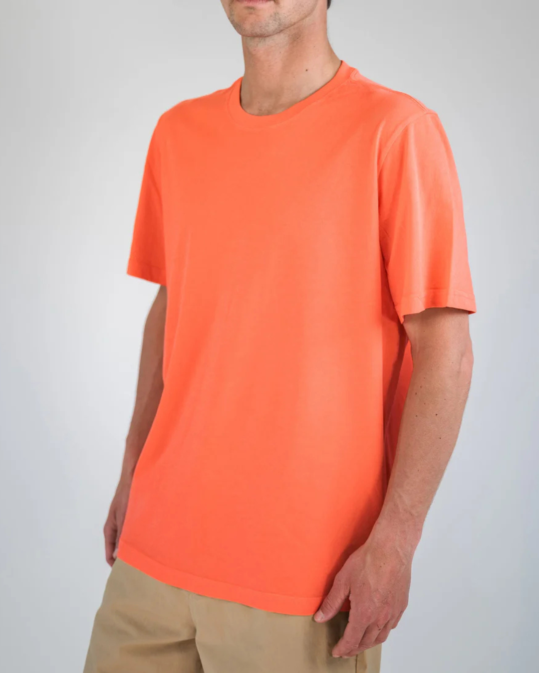 Stance - Studio Organic Cotton Tee - Coral