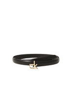 Calvin Klein Jeans - CK Buckle Skinny Belt 15MM - Black