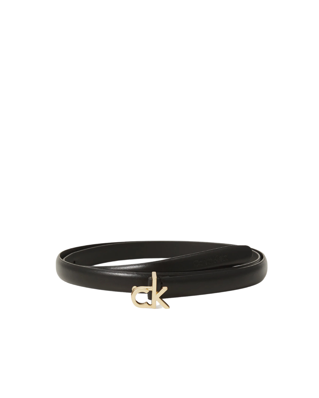 Calvin Klein Jeans - CK Buckle Skinny Belt 15MM - Black