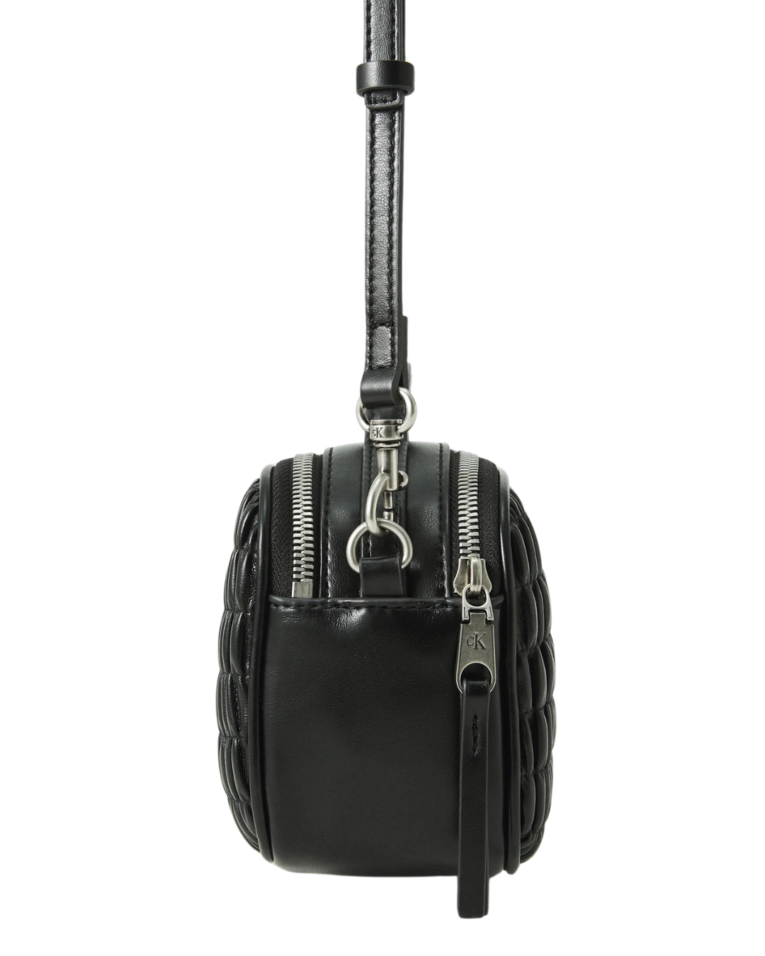Calvin Klein Jeans - Ruched Crossbody Camera Bag - Black