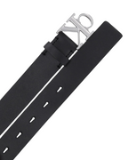 Calvin Klein Jeans - Monogram Plaque Buckle 30MM - Black
