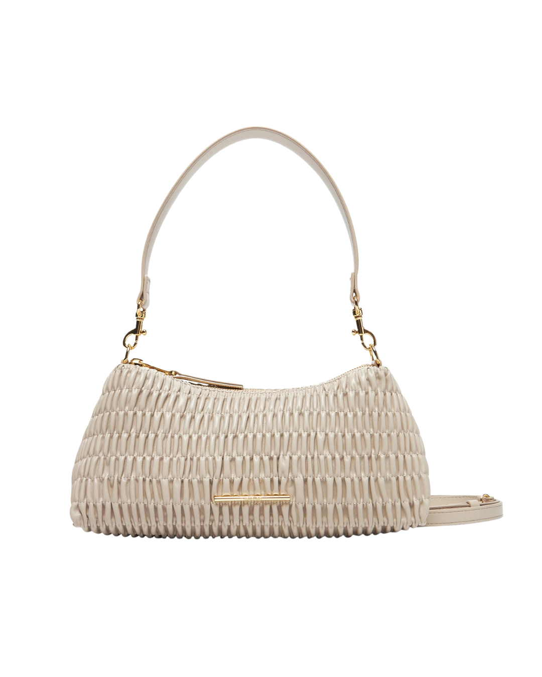 Calvin Klein - Ruched Drop Shoulder Bag - Mastice