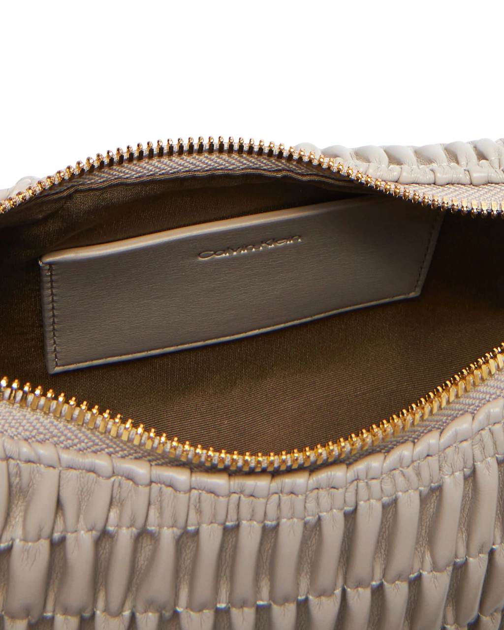 Calvin Klein - Ruched Drop Shoulder Bag - Mastice