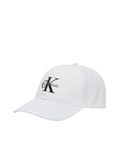 Calvin Klein Jeans - Monologo Embroidery Baseball Cap - Bianco