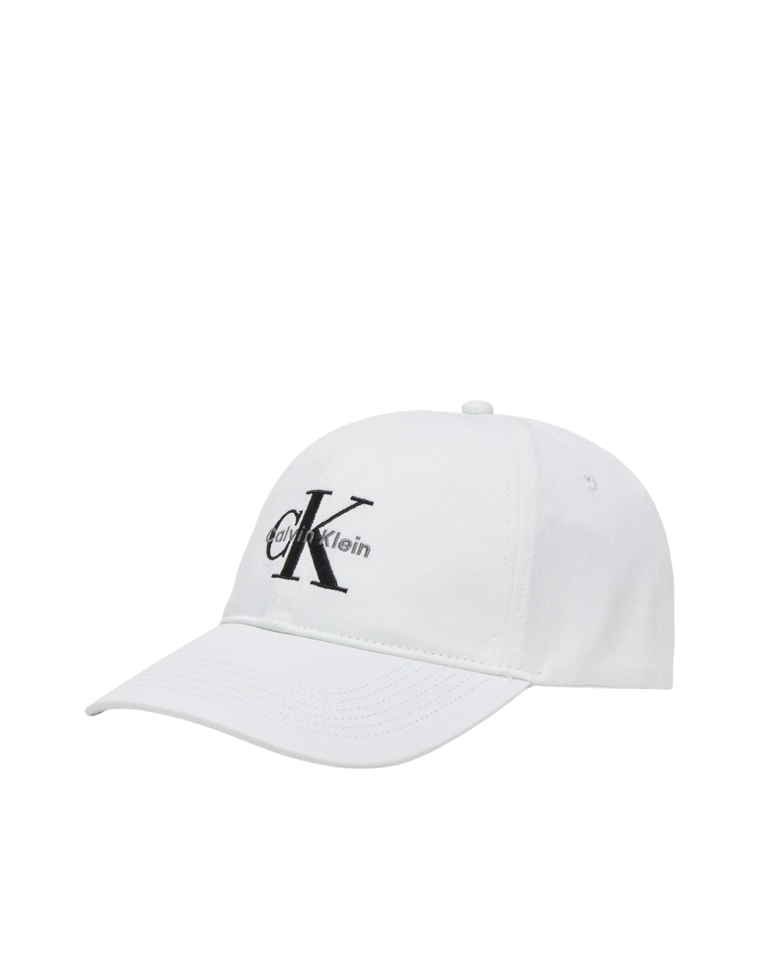 Calvin Klein Jeans - Monologo Embroidery Baseball Cap - Bianco